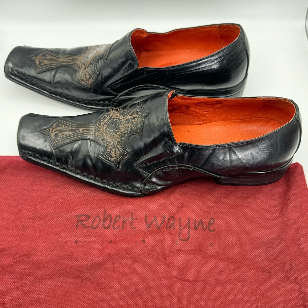 ROBERT WAYNE Angelo Leather Loafers US Size 10
